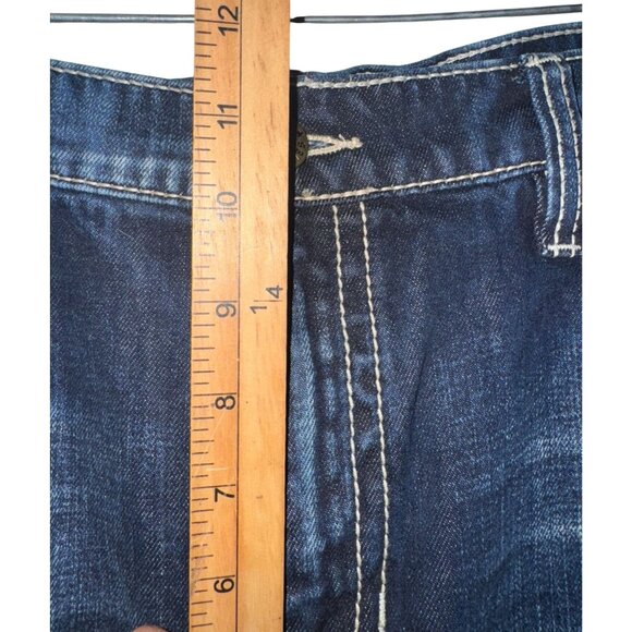 Cody & James Mens W38/L32 Dark Wash Relaxed Fit Straight Leg Denim Jeans - Picture 9 of 10